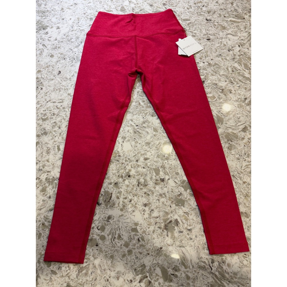 Beyond Yoga Spacedye Caught In The Midi High Waisted Leggings Red Womens Size L